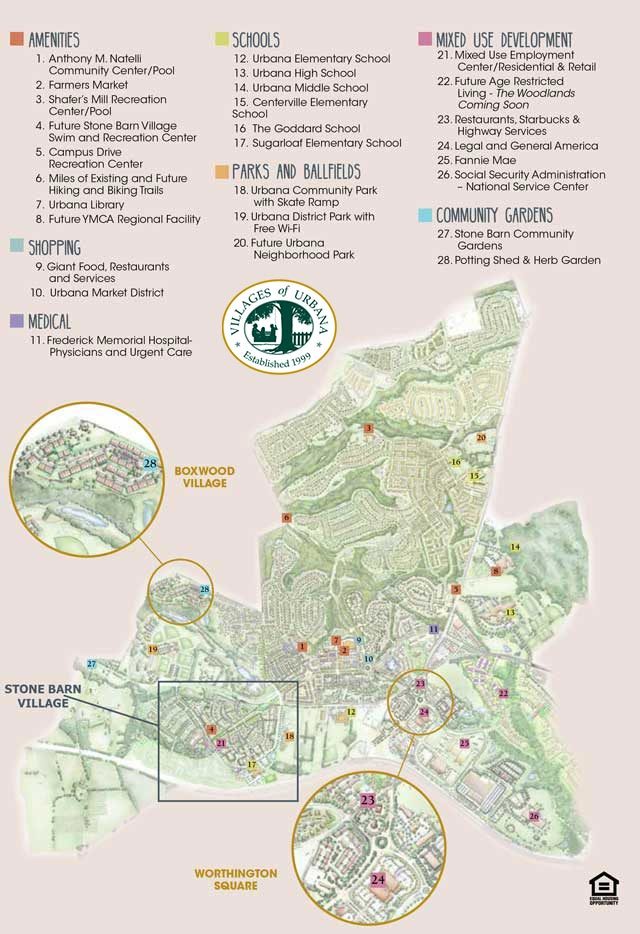 Boxwood by Natelli Communities site plan